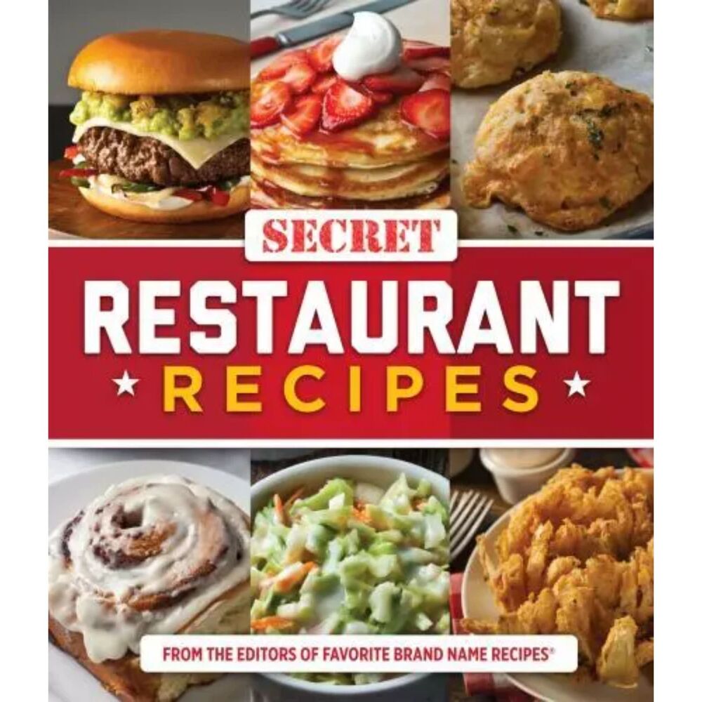 Favorite Restaurant Recipes (2017, Trade Paperback) Secret, *NEW
